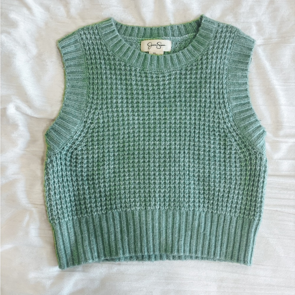 Jessica Simpson Mint Knit Sweater Vest